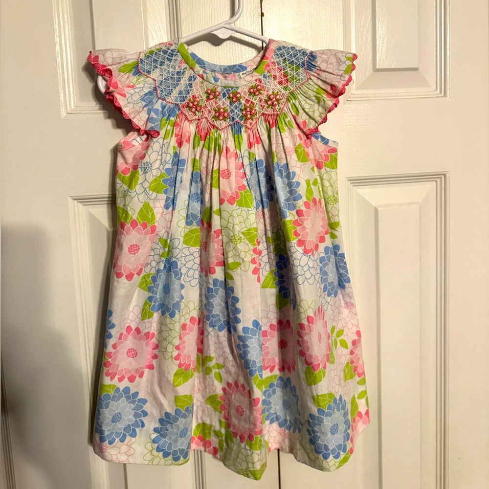 Boutique 12 month Smocked Dress